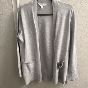 Time and Tru Light Gray Women's Cardigan
